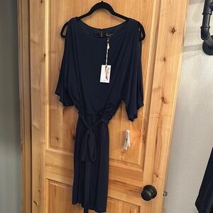 Jessica Simpson - Elegant Navy Blue Women's Dress